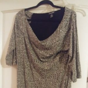 Sweater dress below knee